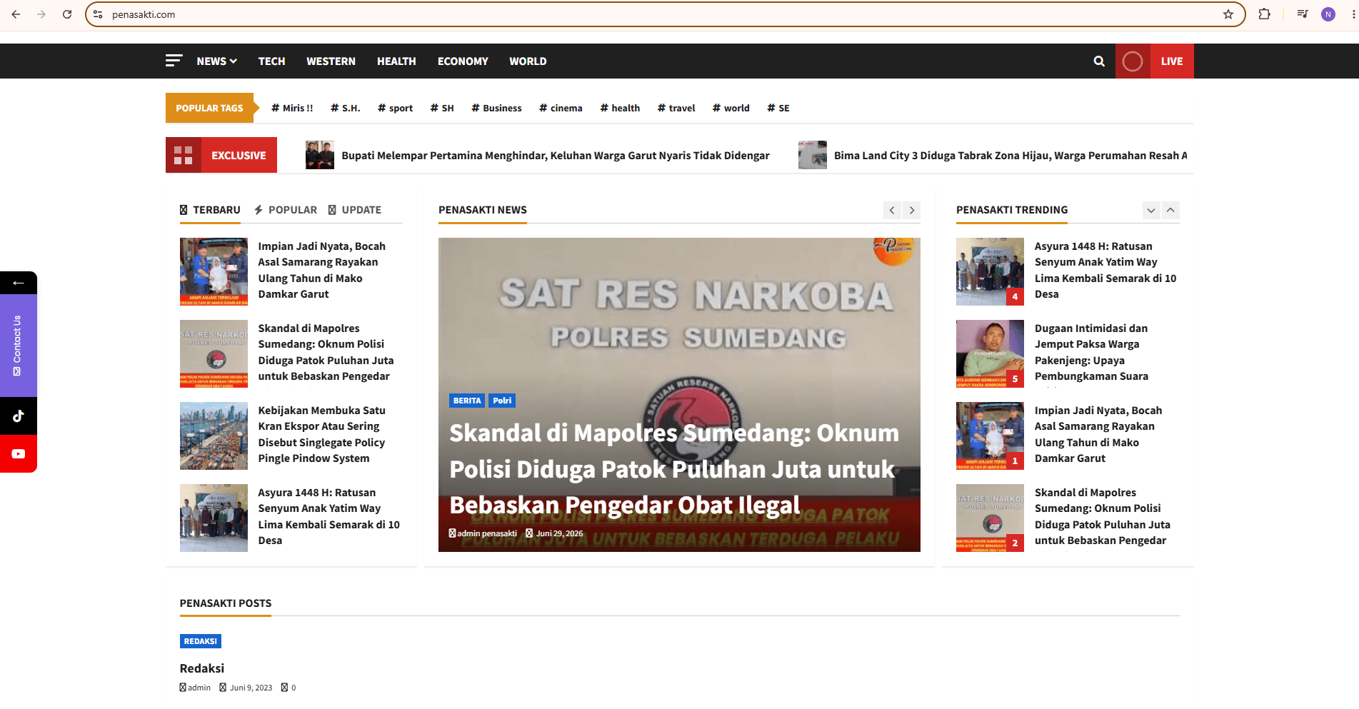 Portfolio Pena Sakti - Portal Media Online - Company Profile