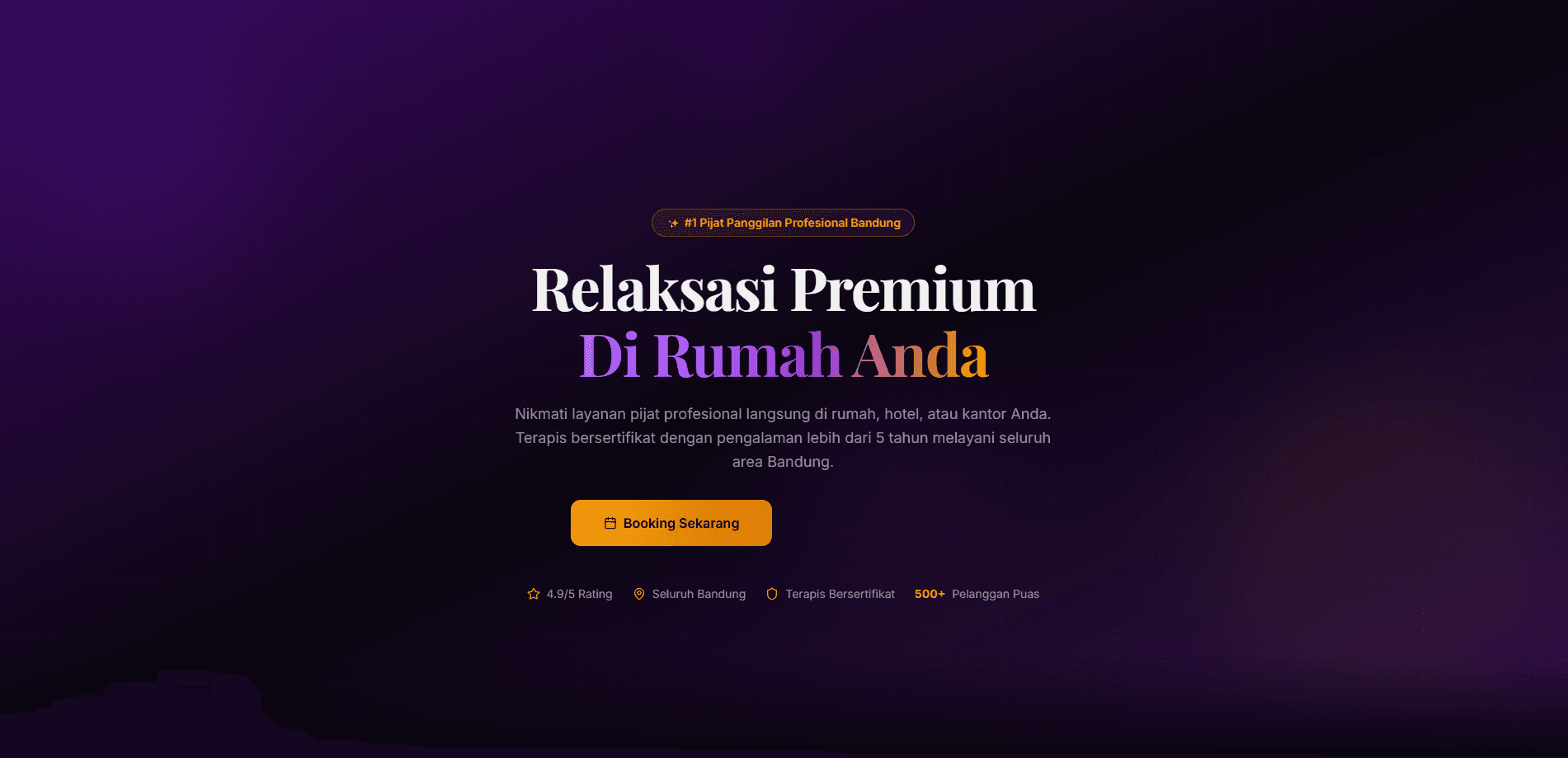 Portfolio QueenMassage - Pijat Panggilan Bandung - Company Profile